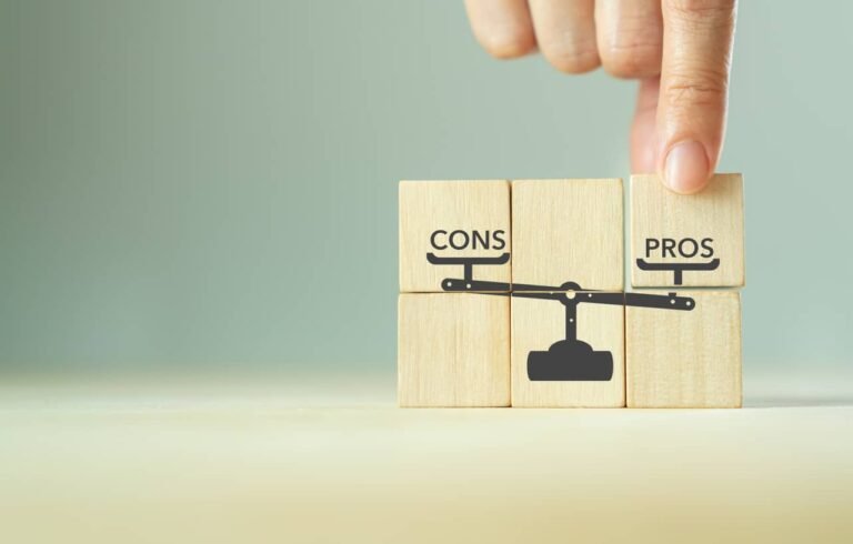 Weighing pros and cons